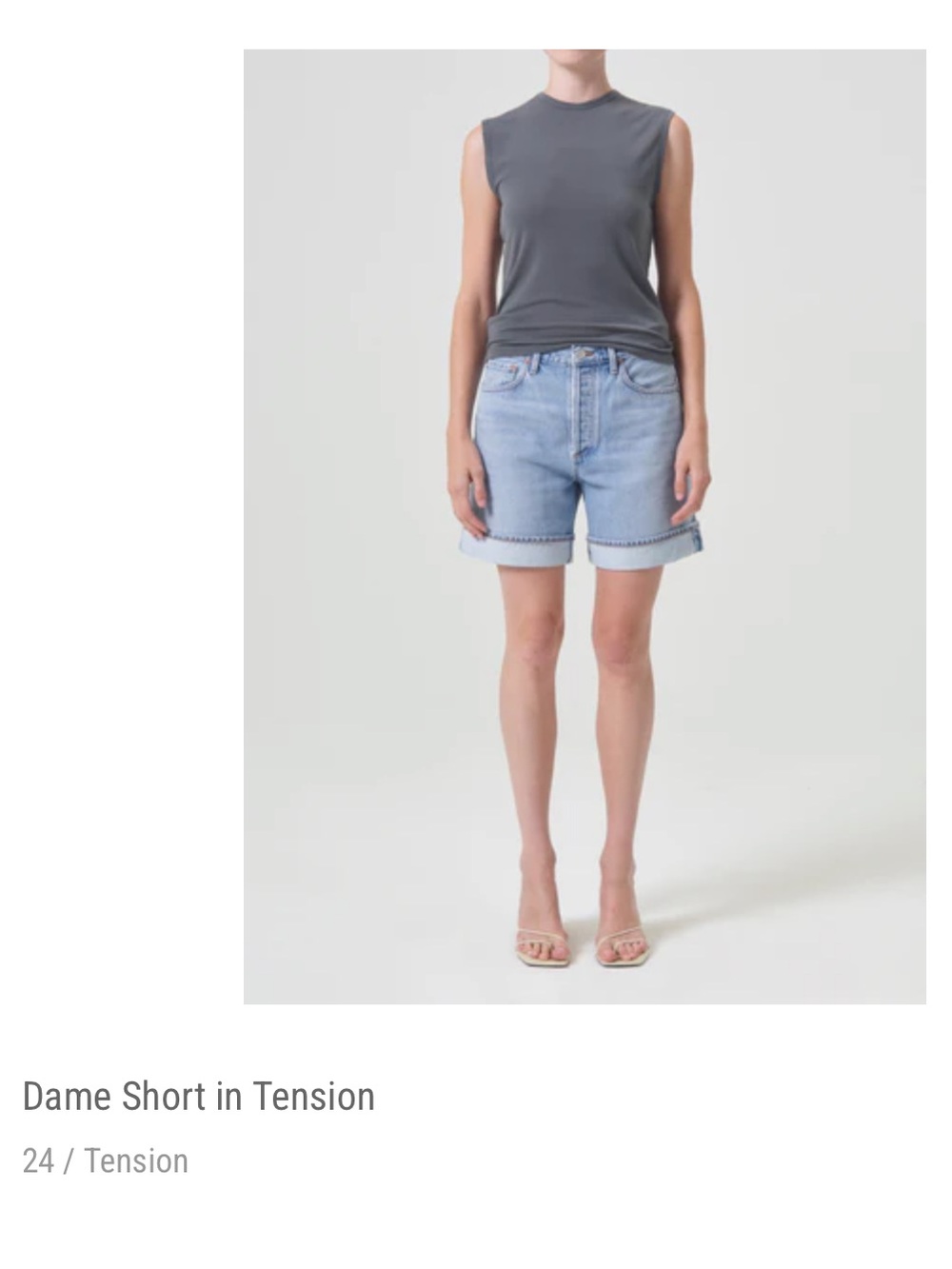 AGOLDE Dame short in Tension Size 24